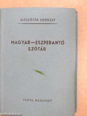 Magyar-eszperantó szótár