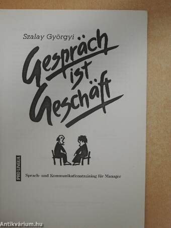 Gespräch ist Geschäft