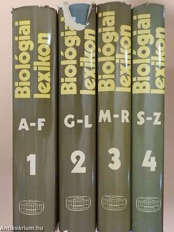 Biológiai lexikon 1-4.