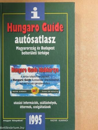 Hungaro Guide Autósatlasz 1995