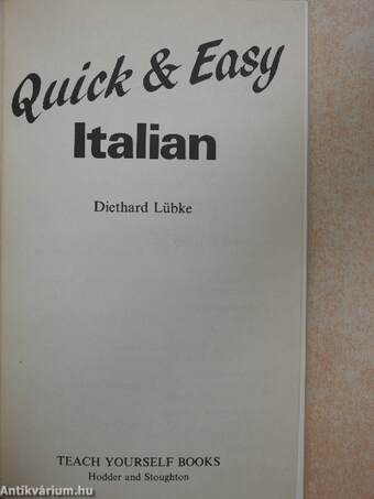 Quick & Easy Italian