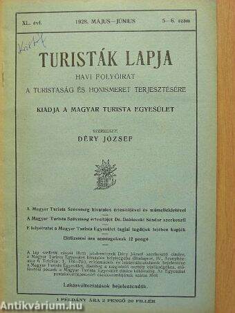 Turisták lapja 1928. május-július