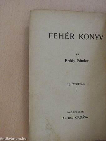 Fehér Könyv 1914. deczember