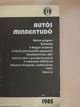 Autós mindentudó 1985