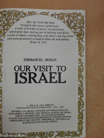 Our visit to Israel