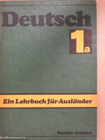 Deutsch - Ein Lehrbuch für Ausländer - 1a