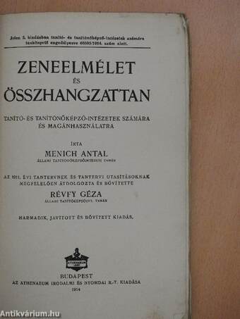 Zeneelmélet és összhangzattan