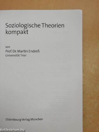 Soziologische Theorien kompakt