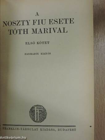 A Noszty fiu esete Tóth Marival I-II.