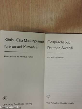 Gesprächsbuch Deutsch-Swahili/Kitabu Cha Mazungumzo Kijerumani-Kiswahili