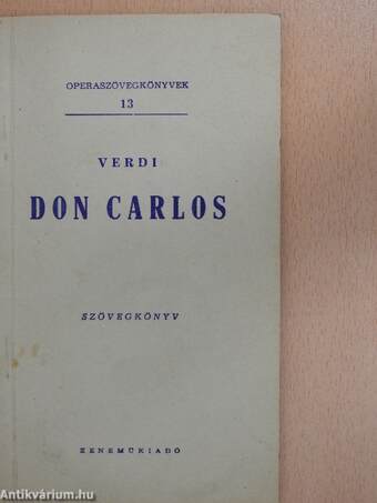 Verdi: Don Carlos