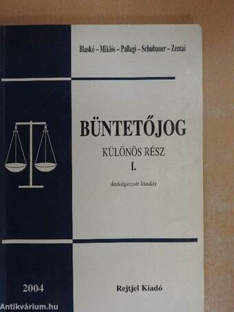 Büntetőjog I.