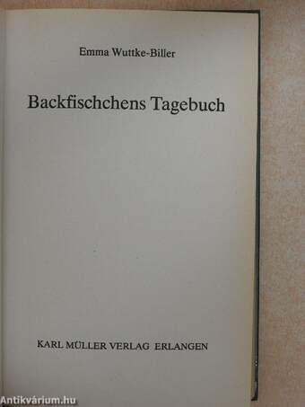 Backfischchens Tagebuch