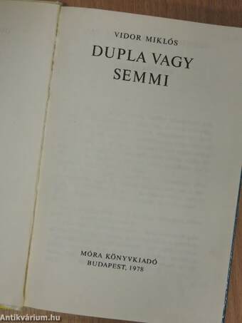 Dupla vagy semmi