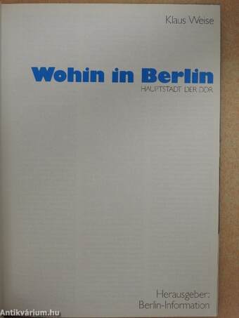 Wohin in Berlin