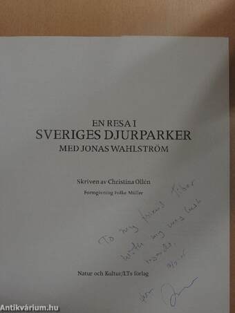 En resa i Sveriges djurparker med Jonas Wahlström