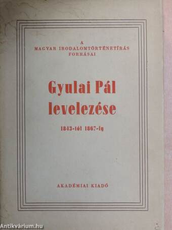 Gyulai Pál levelezése