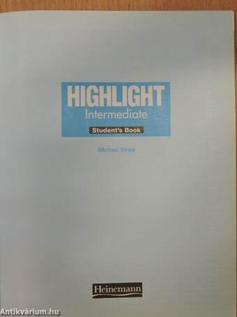 Highlight - Intermediate - Student's Book