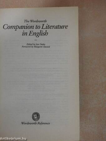 The Wordsworth Companion to Literature in English