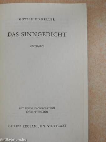 Das Sinngedicht