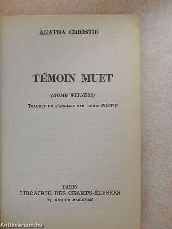 Témoin Muet