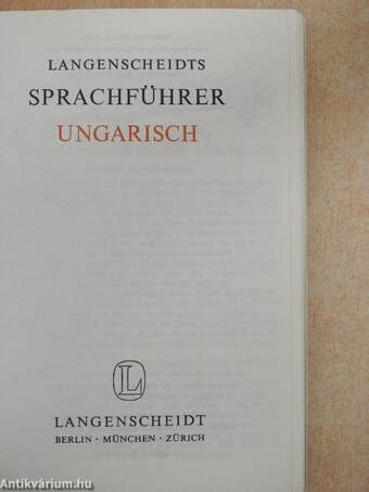 Langenscheidts Sprachführer Ungarisch