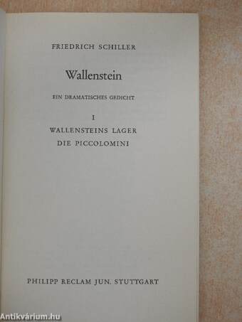 Wallenstein I