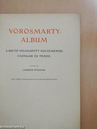 Vörösmarty-Album