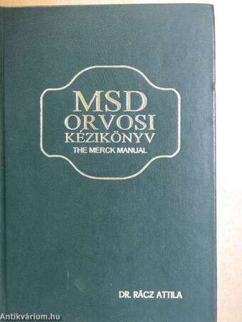 MSD Orvosi Kézikönyv