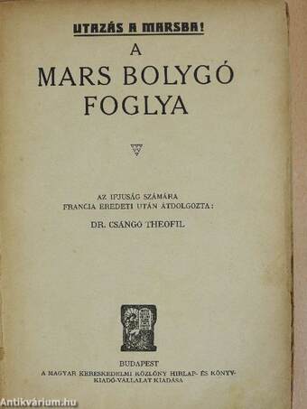 A Mars bolygó foglya