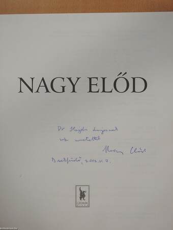 Nagy Előd (dedikált példány)