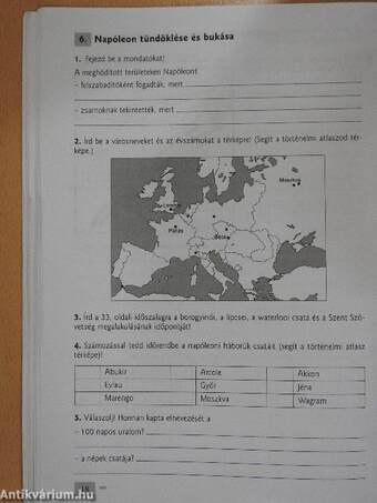 Történelem munkafüzet 7.