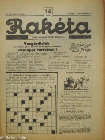 Rakéta 1940. december 3.