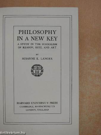 Philosophy in a New Key