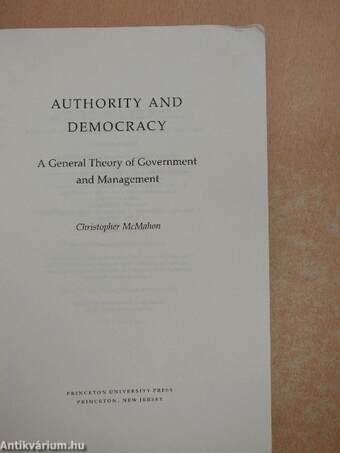 Authority and Democracy