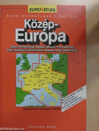 Közép-Európa autóatlasz