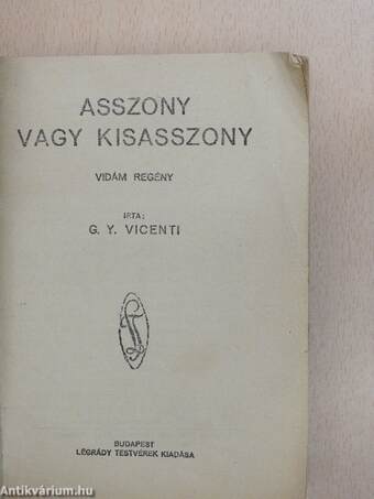 Asszony vagy kisasszony