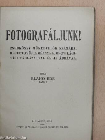 Fotografáljunk!