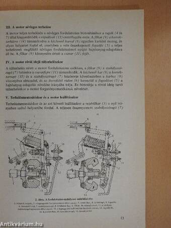 A Diesel-motorok hajtóanyag-ellátó szerkezeti egységeinek javítási és beállítási előírásai II.