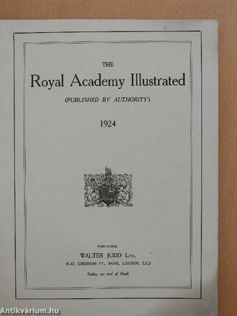 The Royal Academy Illustrated 1924/The Royal Academy Illustrated 1925