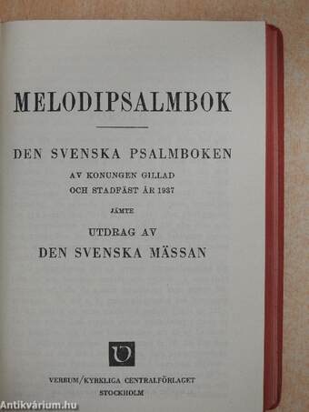 Melodipsalmbok