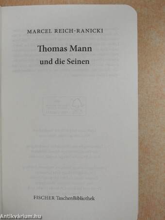 Thomas Mann und die Seinen