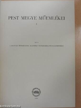 Pest megye műemlékei I-II.