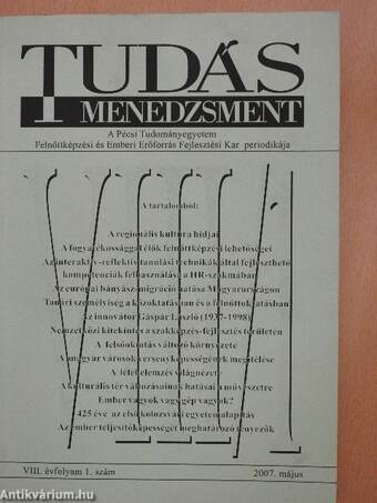 Tudásmenedzsment 2007. május