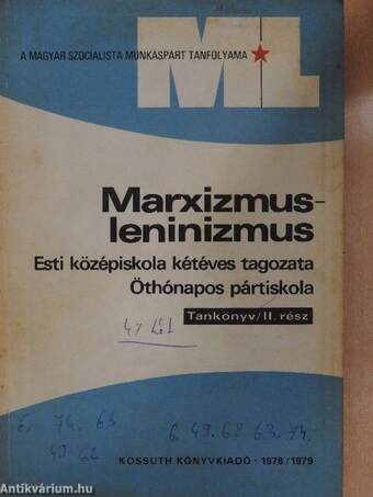 Marxizmus-leninizmus - Tankönyv II.