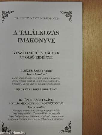 A találkozás imakönyve