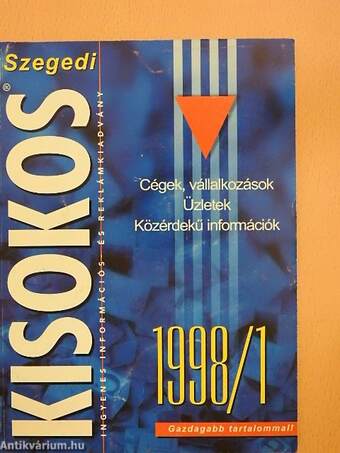 Szegedi Kisokos 1998/1.