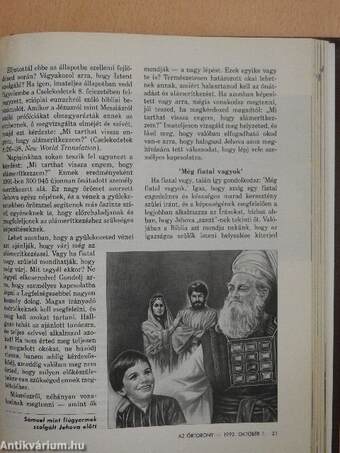 Az Őrtorony hirdeti Jehova királyságát 1992. január-december