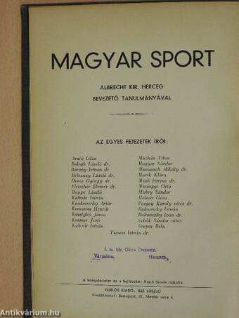 Magyar sport