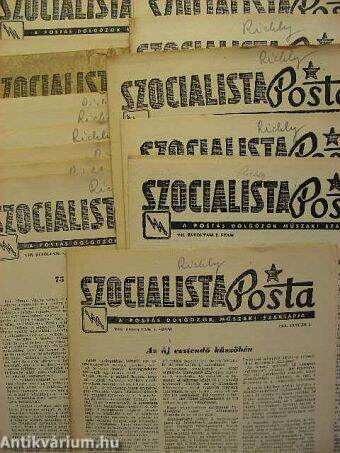 Szocialista Posta 1956. (nem teljes évfolyam)
